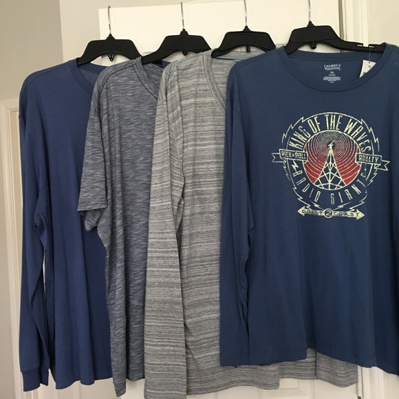Other - 4 T-Shirts Cremieux Roundtree & Yorke JKL 3 NWT